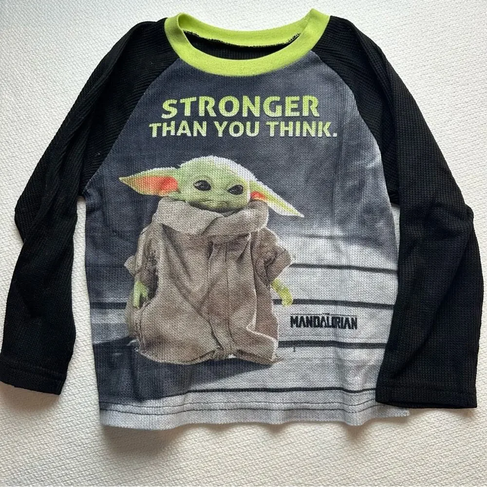 Star Wars Black and Green Kids Pajama Set